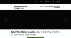 Desktop Screenshot of naumannnaturescapes.com